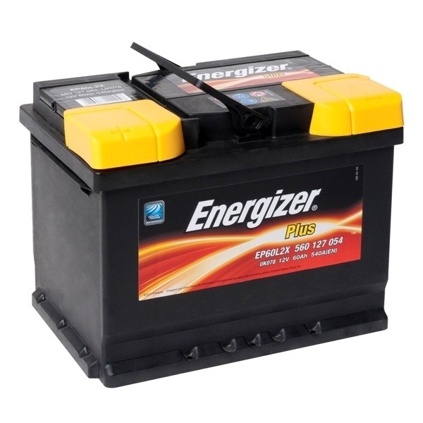 EP60-L2X ENERGIZER 560127054 Plus Batterie 12V 60Ah 540A B13