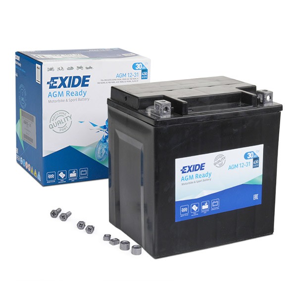 SUZUKI RE 5 Batterie 12V 30Ah 430A B0 AGM-Batterie EXIDE AGM AGM12-31