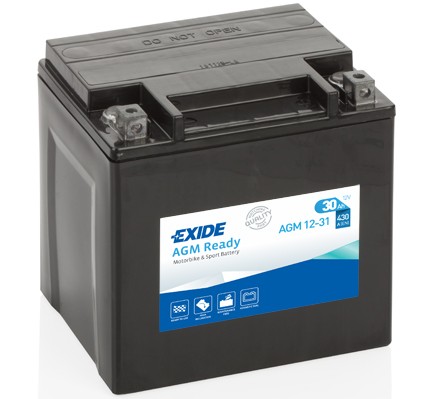 AGM1231 Stop start battery EXIDE AGM12-31 review and test