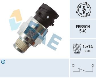 FAE Pneumatic-hydraulic, M 16x1.5 con. Stop light switch 18115 buy