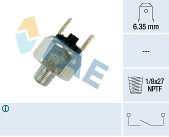 Buy Brake Light Switch FAE 21010 - Sensors, relays, control units parts Fiat 500 Estate online