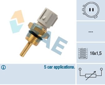 Honda CIVIC Coolant temp sensor 7814222 FAE 32590 online buy