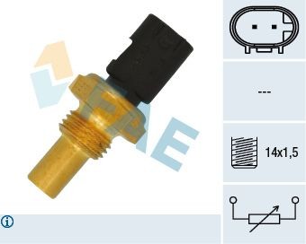 Original FAE Coolant temperature sensor 33035 for MERCEDES-BENZ CLC