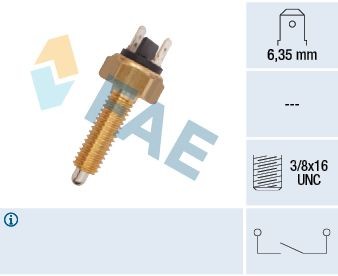 FAE Number of pins: 2-pin connector Switch, reverse light 40960 buy