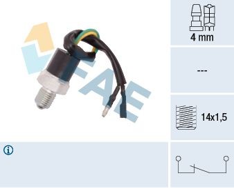 FAE 41260 Reverse light switch with cable