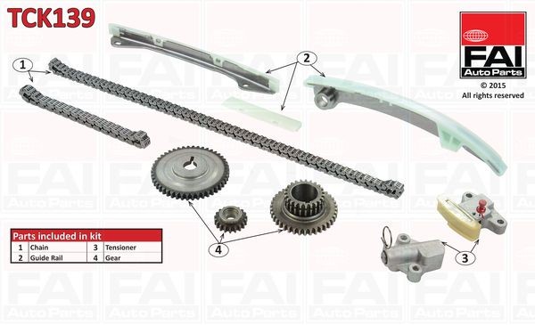 Original TCK139 FAI AutoParts Timing chain kit experience and price
