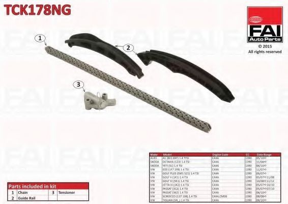 Great value for money - FAI AutoParts Timing chain kit TCK178NG