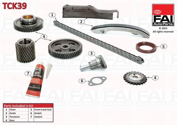 Timing chain kit for MITSUBISHI L 200 – buy parts cheap online ▷ AUTODOC  catalogue