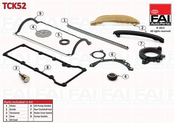 Great value for money - FAI AutoParts Timing chain kit TCK52