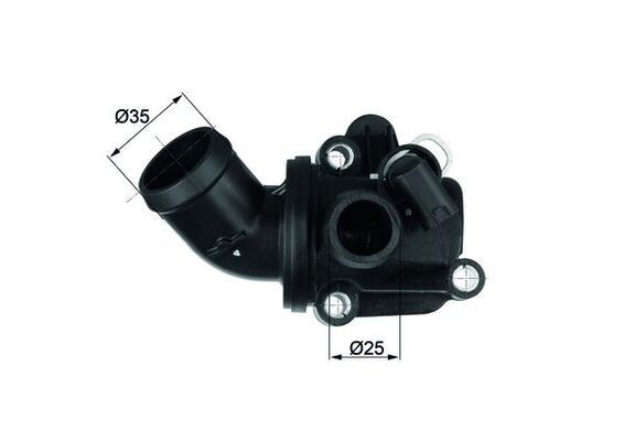 Great value for money - MAHLE ORIGINAL Engine thermostat TH 14 80
