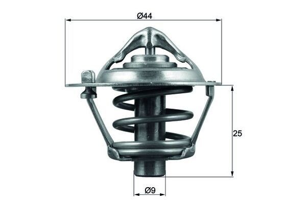 Great value for money - MAHLE ORIGINAL Engine thermostat TX 113 88D