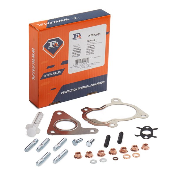 FA1 KT220025 RENAULT SCÉNIC 1999 Mounting kit, exhaust system