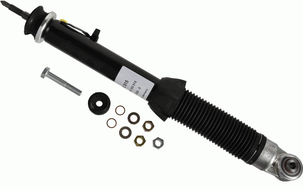 SACHS Hydropneumatic damping unit 102 515 Shock absorber Oil Pressure, Twin-Tube, Telescopic Shock Absorber, Top pin, Bottom eye