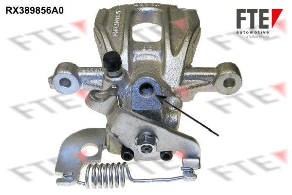 FTE RX389856A0 Brake caliper grey, Cast Iron, without holder