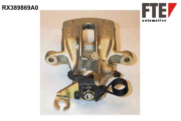 FTE RX389869A0 Brake caliper Cast Iron Grey, Cast Iron, without holder