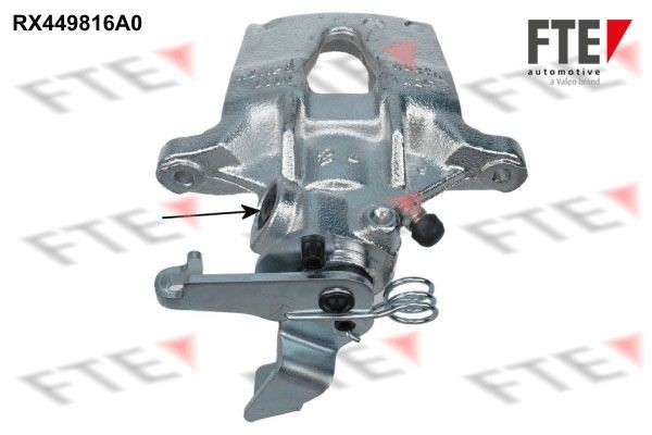 FTE RX449816A0 Brake caliper grey, Cast Iron, without holder