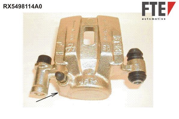 RX5498114A0 FTE Brake calipers DAIHATSU grey, Cast Iron, without holder