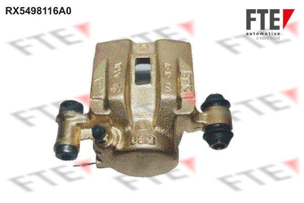 RX5498116A0 FTE Brake calipers DAIHATSU Cast Iron Grey, Grey Cast Iron, without holder