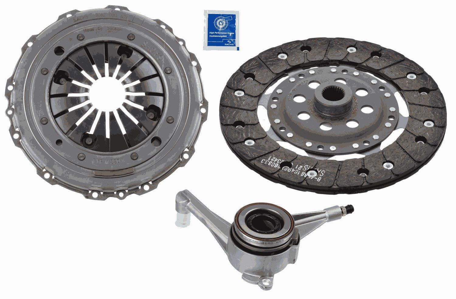 Original SACHS Clutch replacement kit 3000 990 003 for VW TRANSPORTER