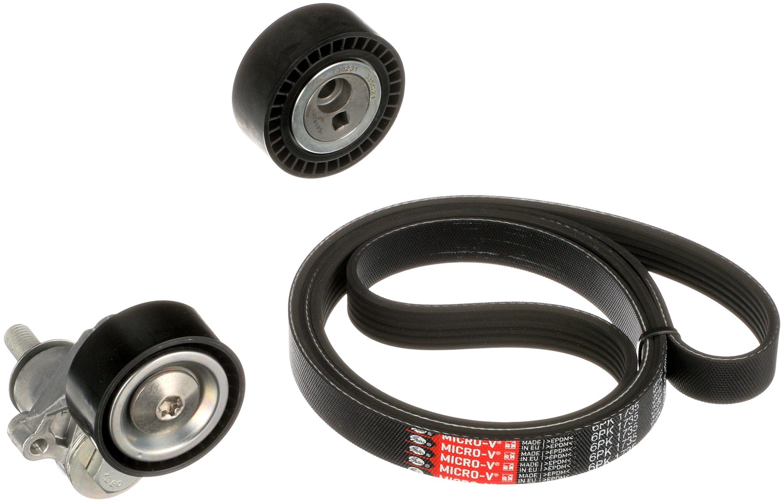 GATES T38595 Belt Tensioner, v-ribbed belt FleetRunner™ Micro-V® Stretch Fit™