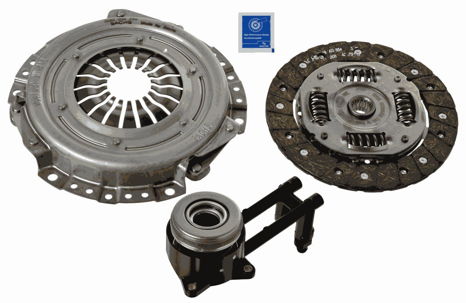 SACHS Clutch replacement kit Ford Fiesta Mk5 new 3000 990 085