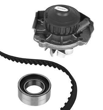 GRAF KP286-1 Water pump and timing belt kit Number of Teeth: 104, Width 1: 15 mm, for timing belt drive
