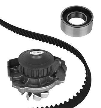 GRAF KP286-3 Water pump and timing belt kit Number of Teeth: 108, Width 1: 15 mm, for timing belt drive