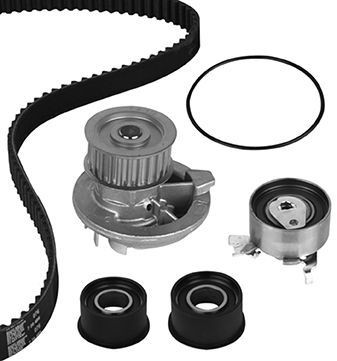 GRAF KP572-1 Water pump and timing belt kit Number of Teeth: 169, Width 1: 24 mm, for timing belt drive
