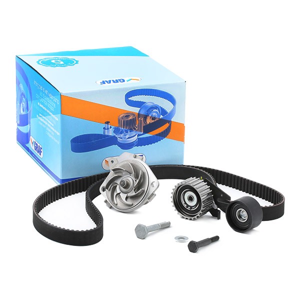 GRAF KP672-2 Water pump and timing belt kit Number of Teeth: 190, Width 1: 24 mm, for timing belt drive