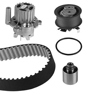 GRAF KP879-1 Water pump and timing belt kit Number of Teeth: 120, Width 1: 30 mm, for timing belt drive