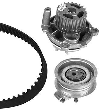 GRAF KP904-1 Water pump and timing belt kit Number of Teeth: 138, Width 1: 23 mm, for timing belt drive