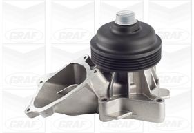 GRAF with seal, Mechanical, Grey Cast Iron, Water Pump Pulley Ø: 95 mm, for v-ribbed belt use Water pumps PA1054 buy