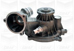 GRAF PA1058 Water pump with seal, Mechanical, Brass, for v-ribbed belt use