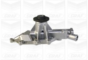 GRAF PA1059 Water pump with seal, Mechanical, Metal, for v-ribbed belt use