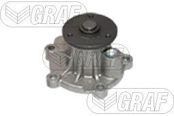 PA1082 GRAF Water pumps KIA with seal, without lid, Mechanical, Grey Cast Iron, for v-ribbed belt use