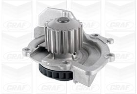GRAF Number of Teeth: 18, with seal, Mechanical, Plastic, Water Pump Pulley Ø: 53,1 mm, for timing belt drive Water pumps PA1110 buy