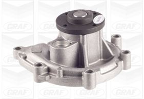GRAF PA1111 Water pump with seal, Mechanical, Metal, for v-ribbed belt use