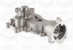 GRAF PA1124 Water pump with seal, Mechanical, Metal, for v-ribbed belt use
