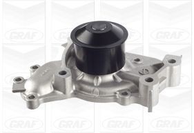 PA1144 GRAF Water pumps LEXUS with seal, Mechanical, Plastic, Water Pump Pulley Ø: 60 mm, for toothed belt drive