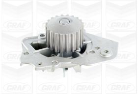 GRAF Number of Teeth: 20, with seal, Mechanical, Metal, Water Pump Pulley Ø: 59,258 mm, for timing belt drive Water pumps PA393 buy