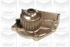 PA426 GRAF Water pumps LAND ROVER Number of Teeth: 24, with seal, Mechanical, Metal, Water Pump Pulley Ø: 59,44 mm, for timing belt drive