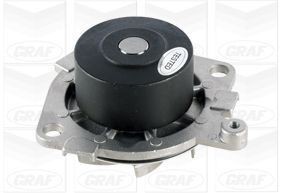 GRAF PA616 Water pump with seal ring, Mechanical, Metal, Water Pump Pulley Ø: 60,5 mm, for timing belt drive