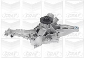 GRAF PA710 Water pump with seal, Mechanical, Metal, for v-ribbed belt use