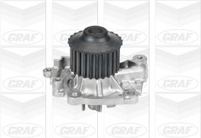PA732 GRAF Water pumps VOLVO Number of Teeth: 24, without gasket/seal, Mechanical, Metal, Water Pump Pulley Ø: 60 mm, for timing belt drive