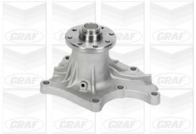 GRAF PA809 Water pump with seal, Mechanical, Grey Cast Iron, for v-ribbed belt use