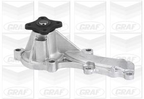 GRAF PA830 Water pump with seal, Mechanical, Metal, for v-ribbed belt use