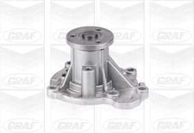 GRAF PA882 Water pump without gasket/seal, Mechanical, Metal, for v-ribbed belt use