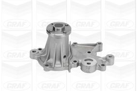 GRAF PA975 Water pump with seal, Mechanical, Metal, for v-ribbed belt use