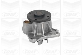 GRAF PA986 Water pump with seal, Mechanical, Metal, for v-ribbed belt use