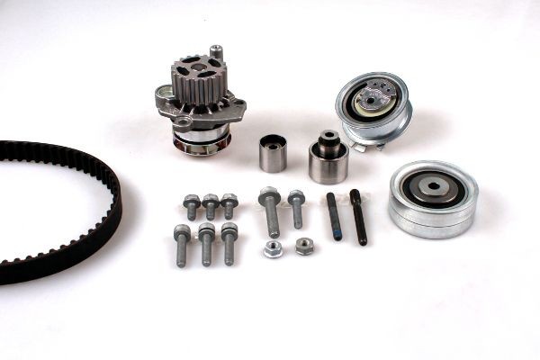 HEPU PK06621 Water pump and timing belt kit with camshaft screws, with bolts/screws, Number of Teeth: 160, Width: 25 mm